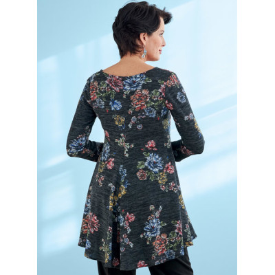 Střih Butterick 6752 rolák, tričko, tunika