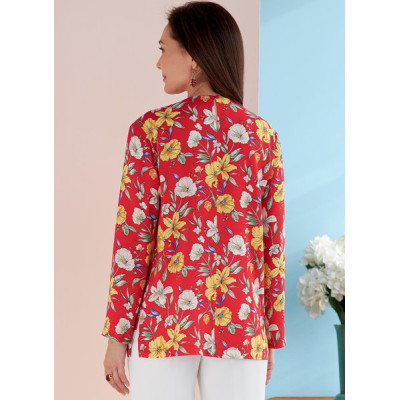 Střih Butterick 6751 tričko, tričko s dlouhým rukávem, tílko