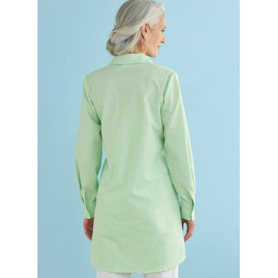 Střih Butterick 6747 košile, dlouhá košile