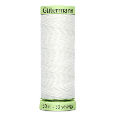 800 Knoflíková pevná "režná" nit Gütermann 100% PES, bílá