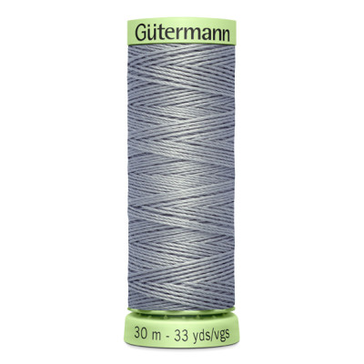 40 Knoflíková pevná "režná" nit Gütermann 100% PES, tmavě šedá