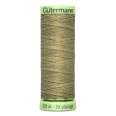 258 Knoflíková pevná "režná" nit Gütermann 100% PES, khaki