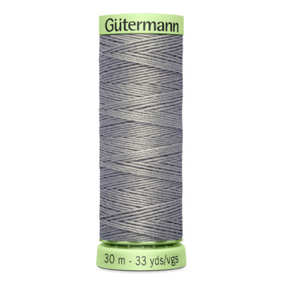 634 Knoflíková pevná "režná" nit Gütermann 100% PES, šedá