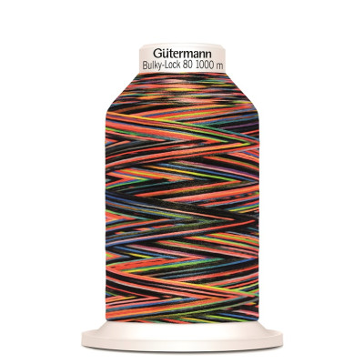 Overlocková nit Gütermann Bulky-Lock 80, 9842 melírovaná