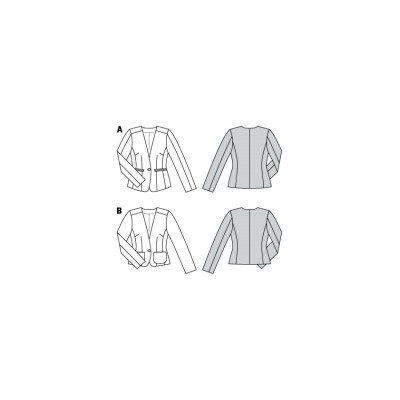 Střih Burda číslo 6160 sako