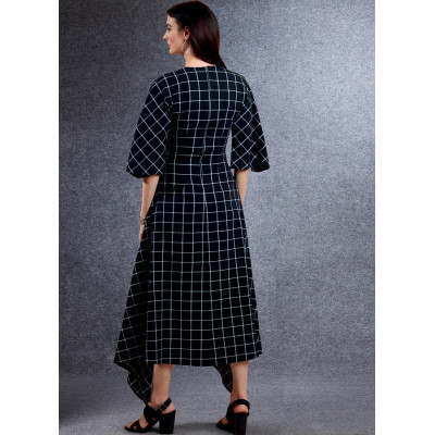 Střih Vogue 1745 volné šaty, tunika, kalhoty