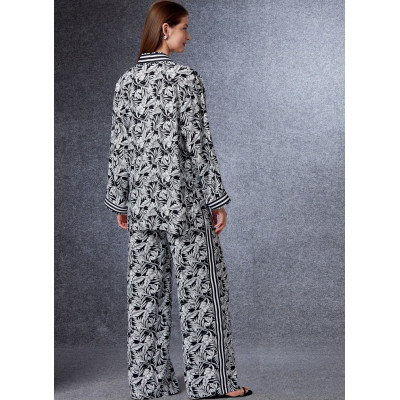 Střih Vogue 1749 vesta, sako bez podšívky, kalhoty