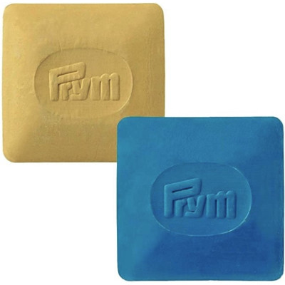 Krejčovská křída 5 x 5 cm modrá a žlutá (2 ks) PRYM