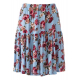 Střih Burda 6116, návod na šití: nabíraná sukně s gumou v pase, dlouhá letní sukně