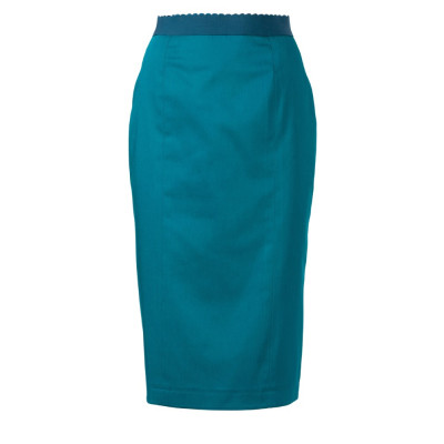 Střih Burda 6112, návod na šití: pouzdrová sukně s pružným pasem