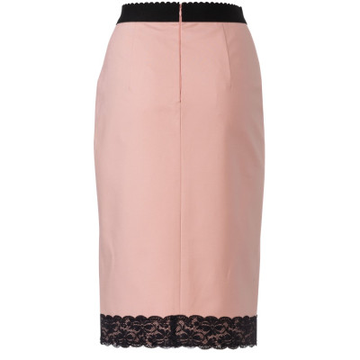 Střih Burda 6112, návod na šití: pouzdrová sukně s pružným pasem