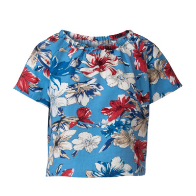 Střih Burda 6111, návod k šití: halenka s výstřihem Carmen, halenkové šaty s gumou v pase