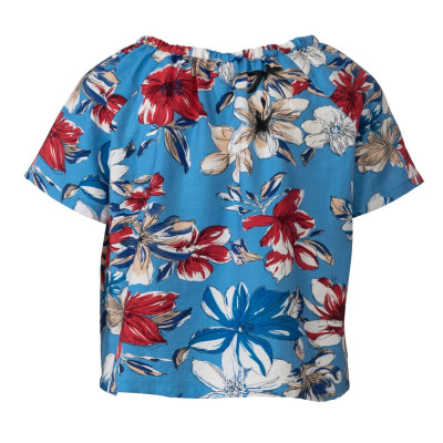 Střih Burda 6111, návod k šití: halenka s výstřihem Carmen, halenkové šaty s gumou v pase