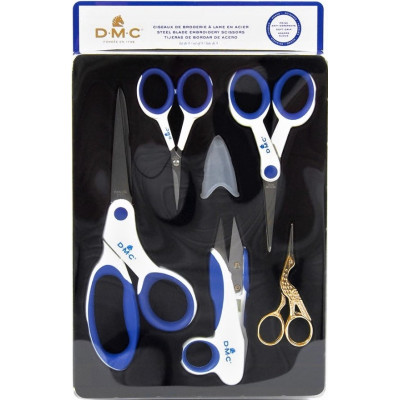 Sada 5 krejčovských nůžek DMC
