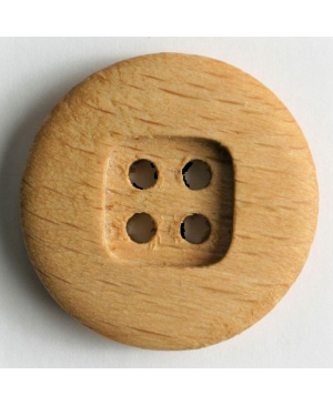 Dřevěný knoflík DILL, hnědý, velikost 18 mm
