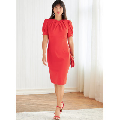 Střih Butterick 6804 pouzdrové šaty, áčkové šaty