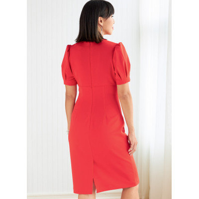 Střih Butterick 6804 pouzdrové šaty, áčkové šaty