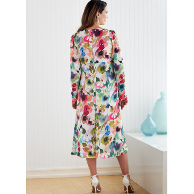 Střih Butterick 6804 pouzdrové šaty, áčkové šaty