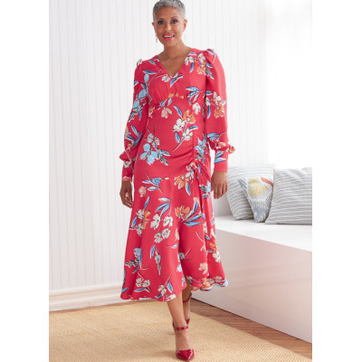 Střih Butterick 6807 šaty se stahováním