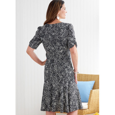 Střih Butterick 6807 šaty se stahováním