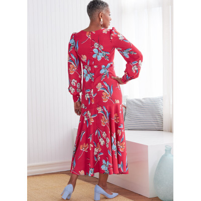 Střih Butterick 6807 šaty se stahováním