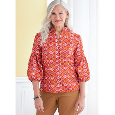 Střih Butterick 6816 košile, propínací halenka