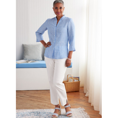 Střih Butterick 6816 košile, propínací halenka