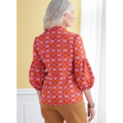 Střih Butterick 6816 košile, propínací halenka