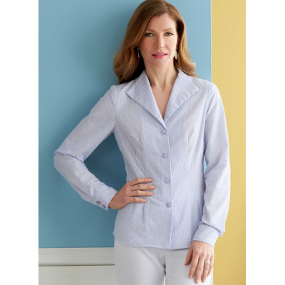 Střih Butterick 6842 košile, košile bez rukávů