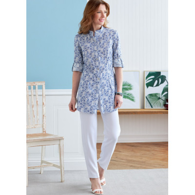 Střih Butterick 6852 košile (4 varianty)