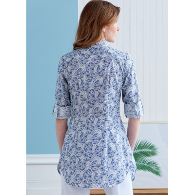 Střih Butterick 6852 košile (4 varianty)