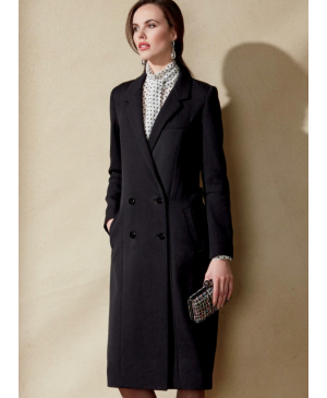 Střih Vogue 1562 dvouřadý kabát, Lialia