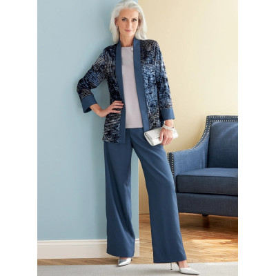 Střih Butterick 6796 pouzdrové šaty, sako, top, sukně, kalhoty