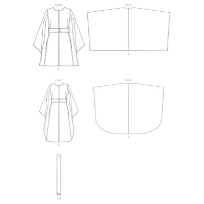 Střih Vogue 1754 kabát, plášť