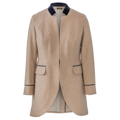 Střih Burda 6096, návod k šití: sako peplum pro plnoštíhlé dlouhé sako