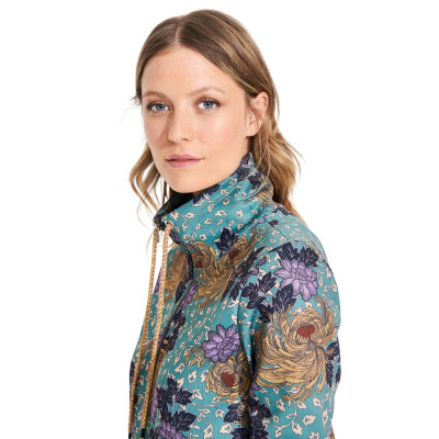 Střih Burda 6090, návod k šití: mikina na zip s kapucí, mikina s vysokým límcem