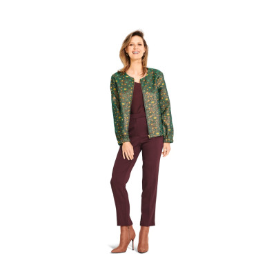 Střih Burda 6088, návod k šití: mikina na zip s kapucí, sako na zip, dlouhá bunda s kapucí, pláštěnka