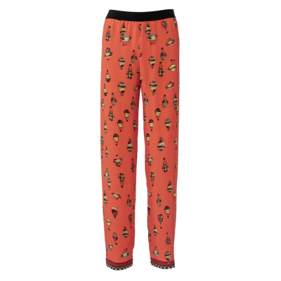 Střih Burda 6085, návod k šití: rovné kalhoty s gumou v pase