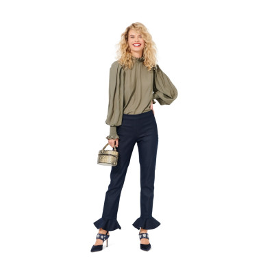 Střih Burda 6072, návod k šití: cigaretové kalhoty