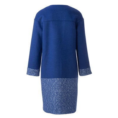 Střih Burda 6069, návod k šití: kabát bez límce s barevnými bloky, sako