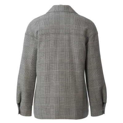 Střih Burda 6069, návod k šití: kabát bez límce s barevnými bloky, sako