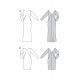 Střih Burda 6068, návod k šití: pouzdrové šaty s výstřihem na zádech, plesové šaty
