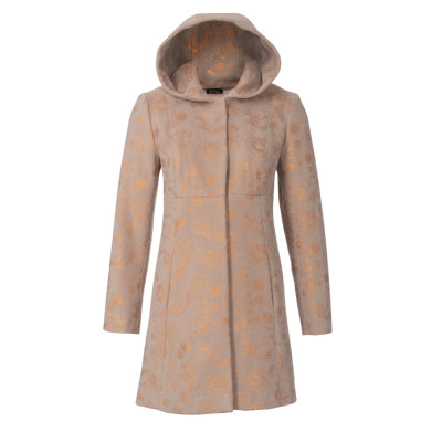 Střih Burda 6057, návod k šití: áčkový kabát s kapucí, krátký kabát