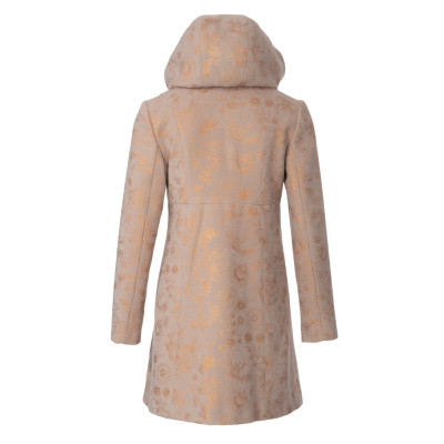 Střih Burda 6057, návod k šití: áčkový kabát s kapucí, krátký kabát