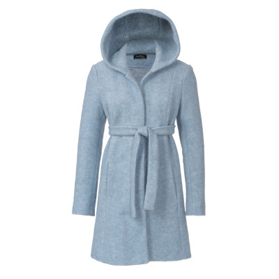 Střih Burda 6057, návod k šití: áčkový kabát s kapucí, krátký kabát