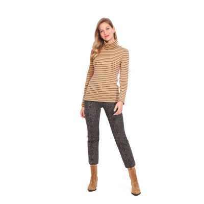 Střih Burda 6056, návod k šití: delší tričko, rolák, tričko s dlouhým rukávem