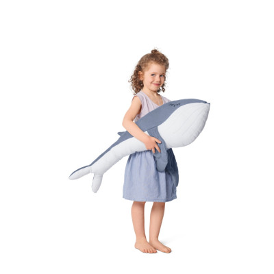 Střih Burda 6044, návod k šití: králíček, velryba, hračky, dekorace pro děti