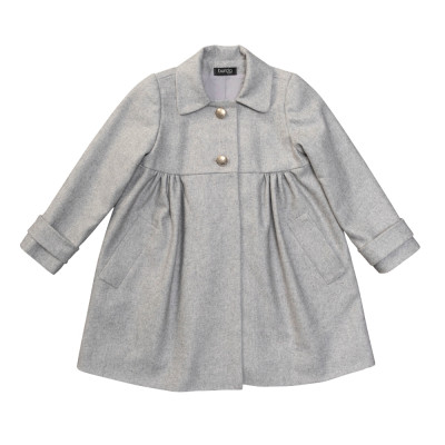 Střih Burda 9268, návod k šití: dětský vlněný kabát