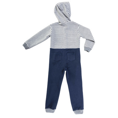 Střih Burda 9275, návod k šití: dětský teplákový overal, kombinéza