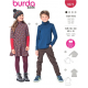 Střih Burda 9272, návod k šití: dětský rolák, rolákové šaty